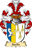 v.23 Coat of Family Arms from Germany for Speltz