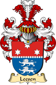 v.23 Coat of Family Arms from Germany for Leesen