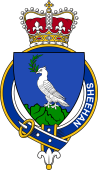 Families of Britain Coat of Arms Badge for: Sheehan (Ireland)