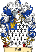 English or Welsh Family Coat of Arms (v.23) for Pell (Lincolnshire and Norfolk)