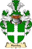 English Coat of Arms (v.23) for the family Hawley