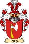 v.23 Coat of Family Arms from Germany for Trepka