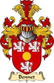English Coat of Arms (v.23) for the family Bennet