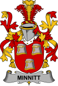 Irish Coat of Arms for Minnitt