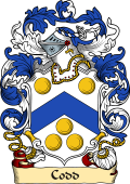 English or Welsh Family Coat of Arms (v.23) for Codd