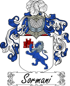 Araldica Italiana Coat of arms used by the Italian family Sormani