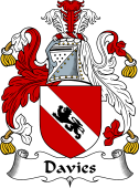 English Coat of Arms for the family Davies