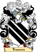 English or Welsh Family Coat of Arms (v.23) for Travers