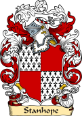 English or Welsh Family Coat of Arms (v.23) for Stanhope
