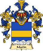 French Family Coat of Arms (v.25) Marin