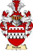 Welsh Family Coat of Arms (v.23) for Wallas (or Wallace, of Glamorgan)