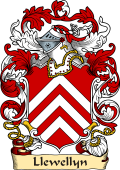 English or Welsh Family Coat of Arms (v.23) for Llewellyn