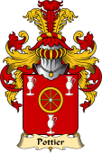 French Family Coat of Arms (v.23) for Pottier