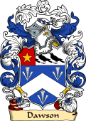 English or Welsh Family Coat of Arms (v.23) for Dawson