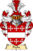 English Coat of Arms (v.23) for the family Peche