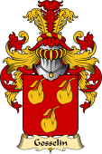 French Family Coat of Arms (v.23) for Gosselin