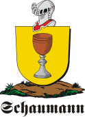 German shield on a mount for Schaumann