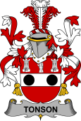 Irish Coat of Arms for Tonson