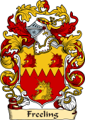 English or Welsh Family Coat of Arms (v.23) for Freeling (London)