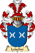 v.23 Coat of Family Arms from Germany for Letscher