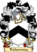 English or Welsh Family Coat of Arms (v.23) for Trelawney
