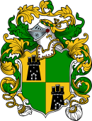 English or Welsh Coat of Arms for Carvell (Ref Berry)