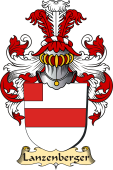 v.23 Coat of Family Arms from Germany for Lanzenberger