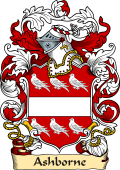 English or Welsh Family Coat of Arms (v.23) for Ashborne