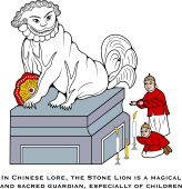 Worshipping thee Stone Lion