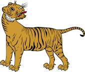 Tiger Statant Reguardant
