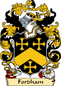 English or Welsh Family Coat of Arms (v.23) for Fordham (Bishop of Ely, 1388)