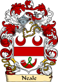 English or Welsh Family Coat of Arms (v.23) for Neale (1579)