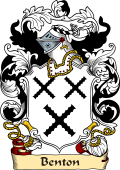 English or Welsh Family Coat of Arms (v.23) for Benton (ref Berry)