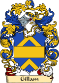 English or Welsh Family Coat of Arms (v.23) for Gillam (Ref Burke's)