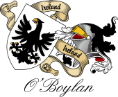 Sept (Clan) Coat of Arms from Ireland for O'Boylan