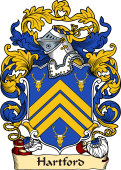 English or Welsh Family Coat of Arms (v.23) for Hartford