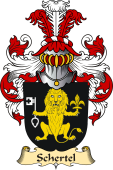 v.23 Coat of Family Arms from Germany for Schertel