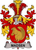 Coat of arms used by the Danish family Madsen