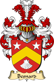 v.23 Coat of Family Arms from Germany for Besnard