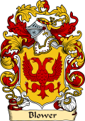 English or Welsh Family Coat of Arms (v.23) for Blower