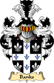 English Coat of Arms (v.23) for the family Banks