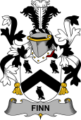 Irish Coat of Arms for Finn or O'Finn