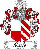 Araldica Italiana Coat of arms used by the Italian family Nicola