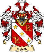 Italian Family Coat of Arms (v.25a) Rigotti