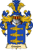 French Family Coat of Arms (v.23) for Goujon