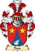 v.23 Coat of Family Arms from Germany for Doss