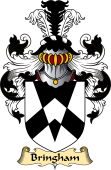 English Coat of Arms (v.23) for the family Bringham