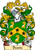 English or Welsh Family Coat of Arms (v.23) for Deane