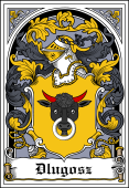 Polish Coat of Arms Bookplate for Dlugosz
