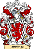 English or Welsh Family Coat of Arms (v.23) for Jennings
